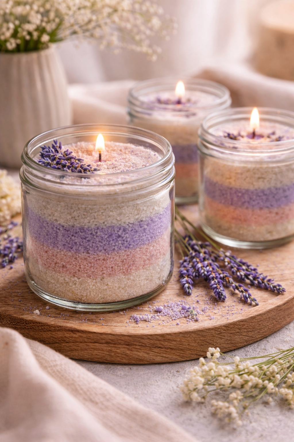 Kerzensand DIY Set aus Sojawachs – Duftkerze selber machen – Geschenkidee nachhaltig & vegan – Handgemacht in Deutschland