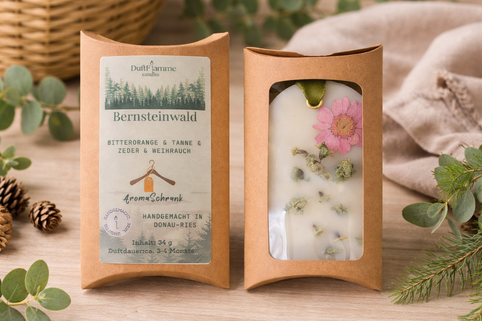 Lufterfrischer aus Soyawachs,Handgemachte Duftanhänger,Wohndekor|Wohnduft& Geschenkidee|Hängender Duftpomander,Kleiderschrank-Säckchen