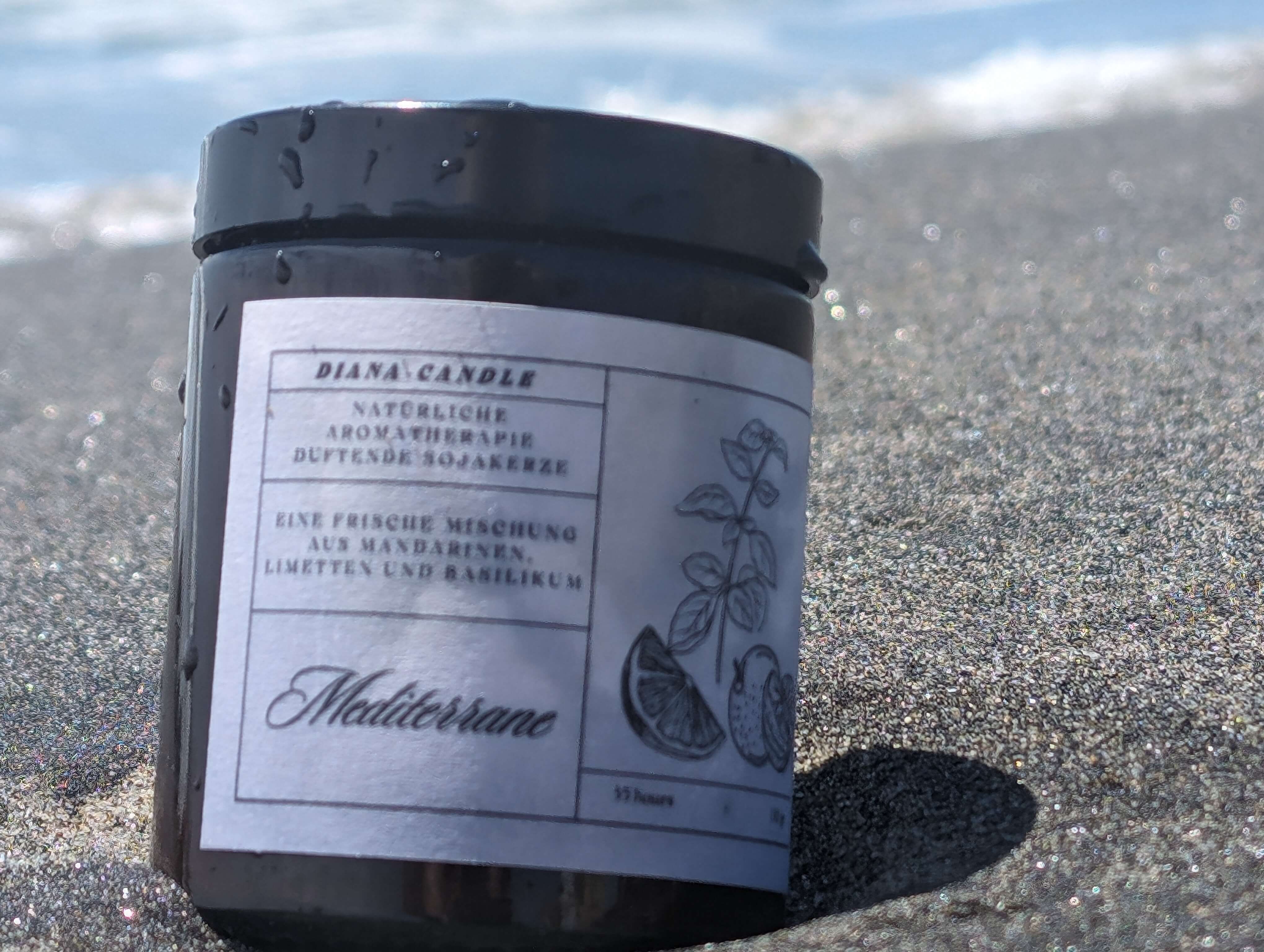 Mediterrane Duftkerze aus Sojawachs-DianaCandleShop