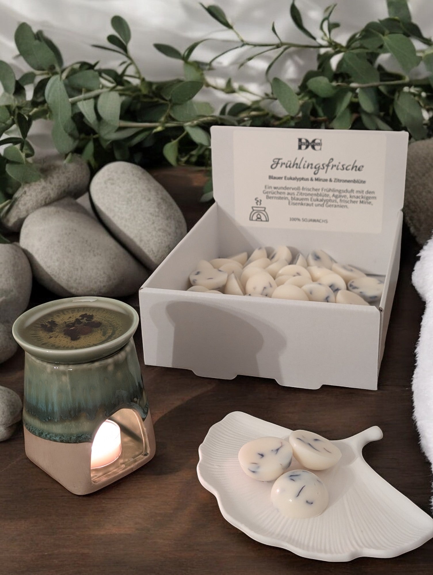 Frühlingsfrische Duftwachs Aromatherapie-DuftFlamme Candles