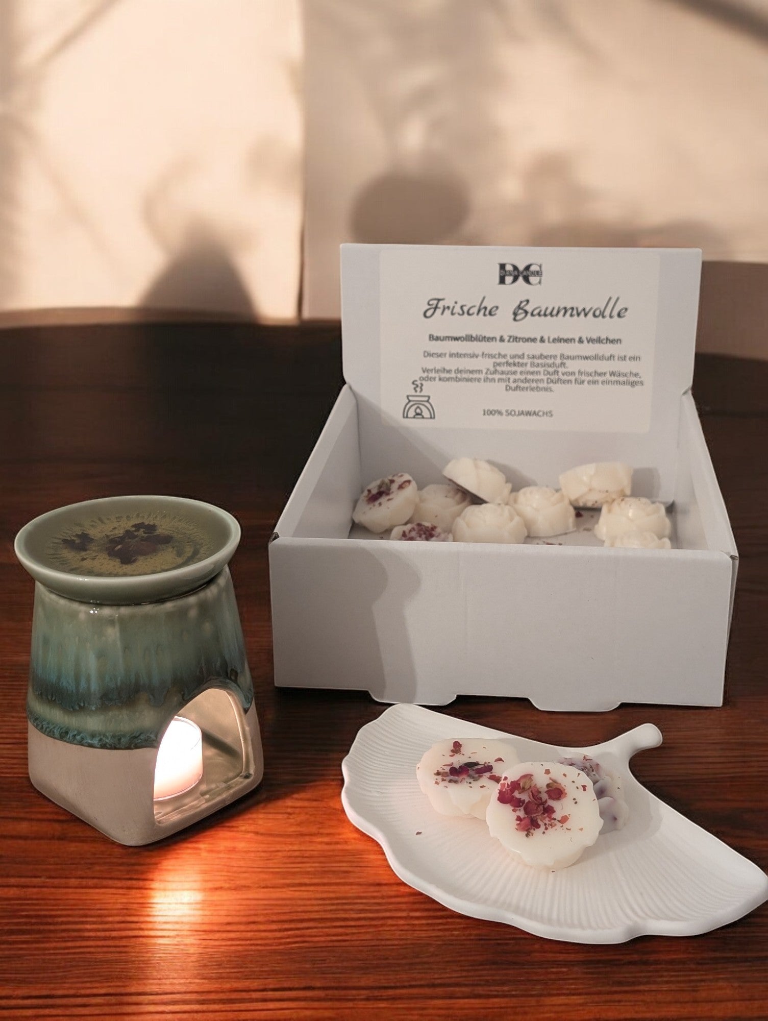 Frische Baumwolle Duftwachs Aromatherapie-DuftFlamme Candles