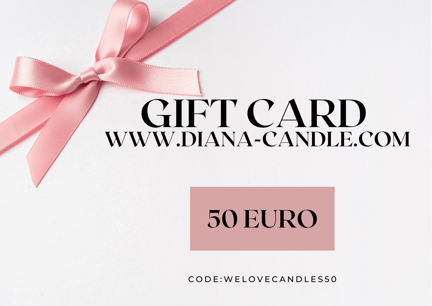 DianaCandleShop gift card-DianaCandleShop