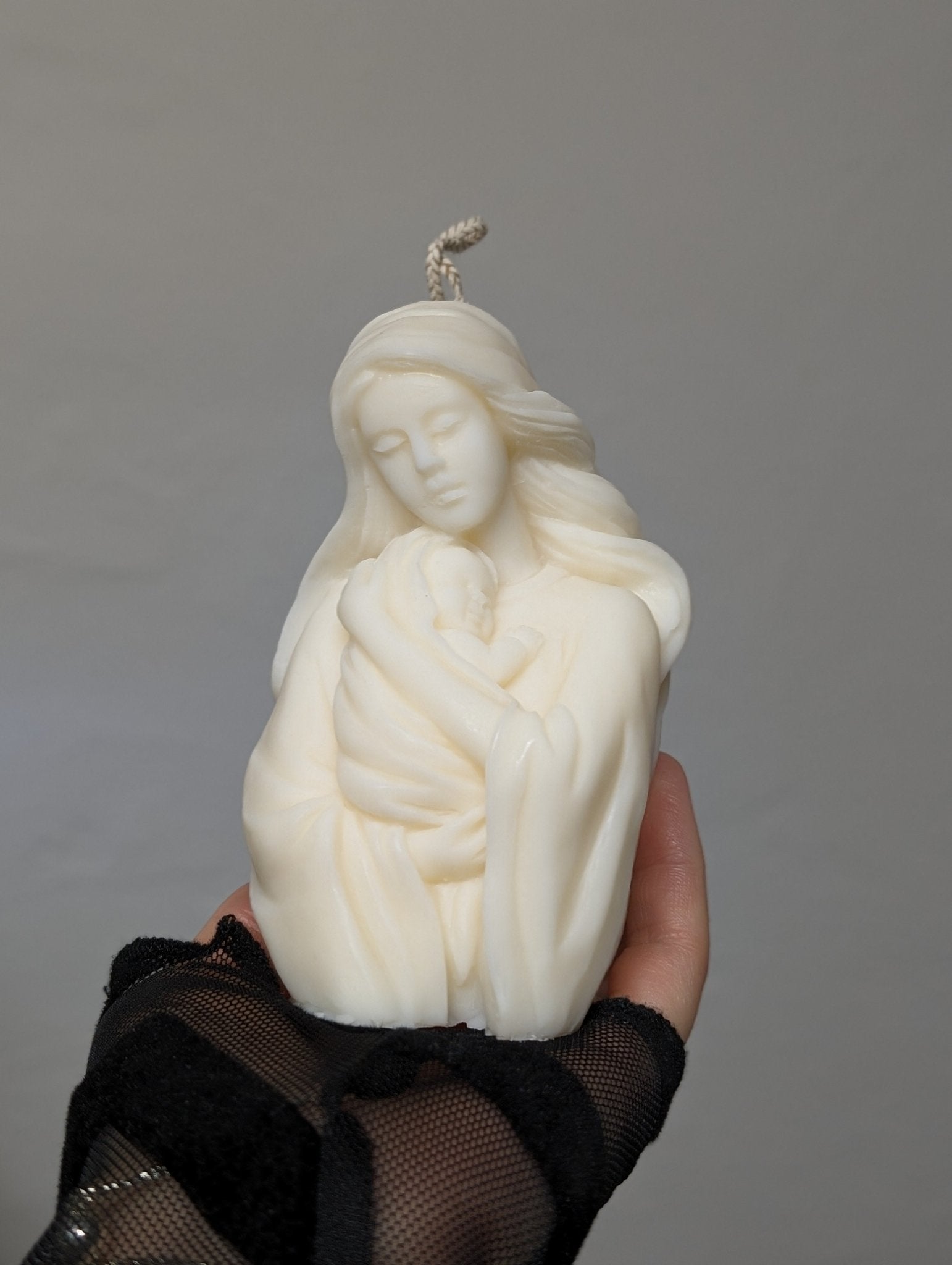 Sojawachskerze „Madonna mit Kind“-DianaCandleShop