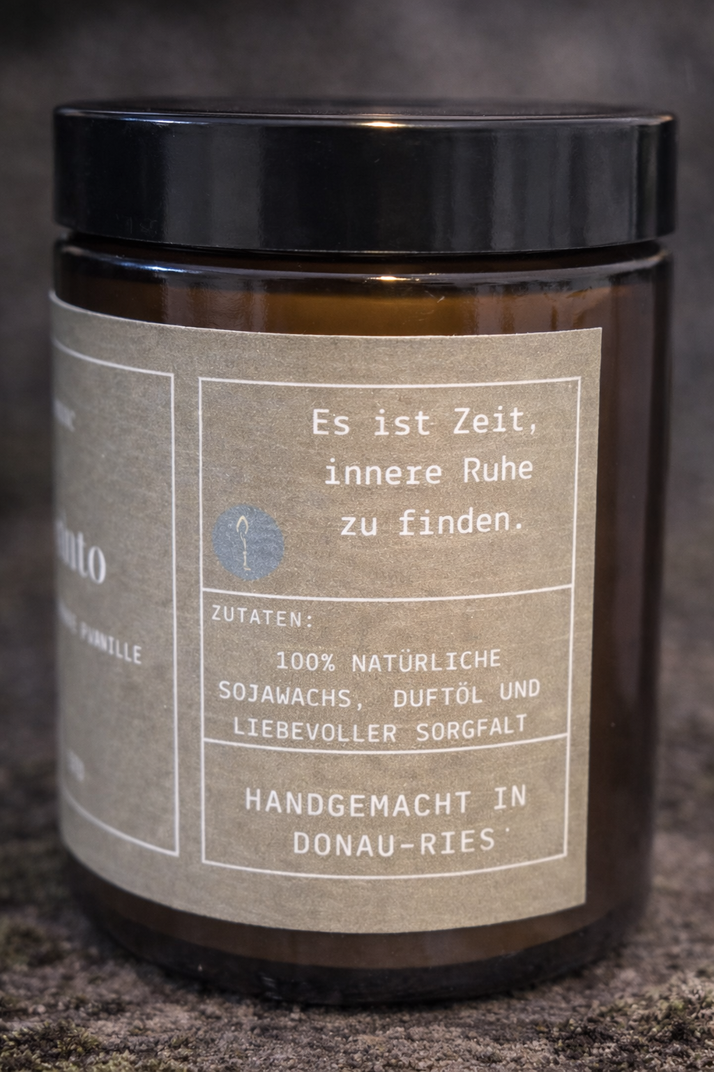 Handgemachte Duftkerze aus Sojawachs – Palo Santo