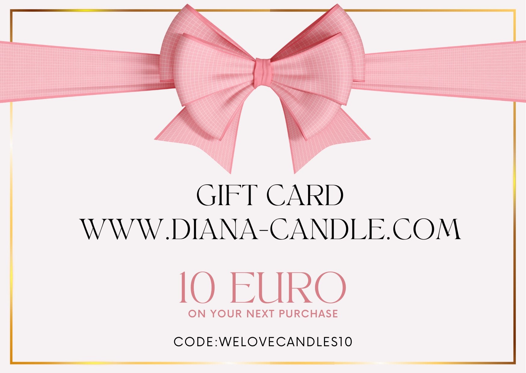 DianaCandleShop gift card-DianaCandleShop
